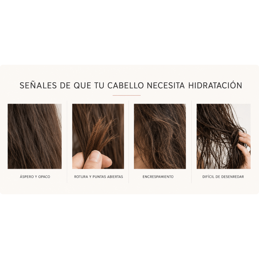 Señales de que tu pelo está seco